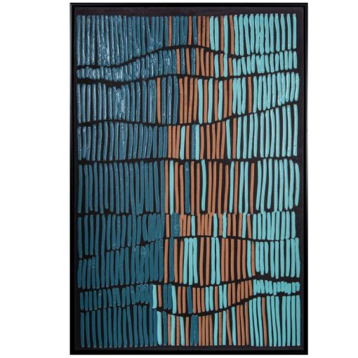 Quadro Com Moldura De Alumìnio Preto 82